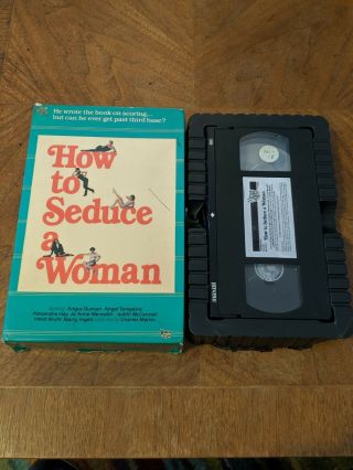 How To Seduce A Woman Vhs Video Gems Big Box All Flaps Comedy Sleaze Rare Oop