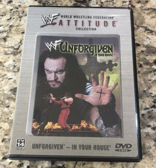 Wwf - Unforgiven 1998 In Your House (dvd,  2002) Attitude Era Rare Oop