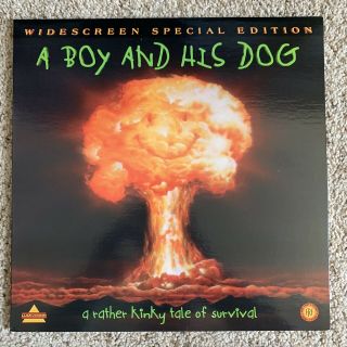 A Boy And His Dog Widescreen Laserdisc - Dom Johnson - Rare