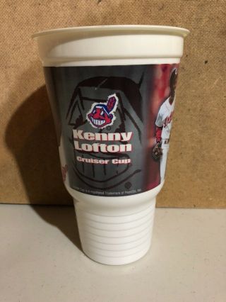 Taco Bell 1998 Cleveland Indians Pepsi Plastic Cup Collectable Kenny Lofton Rare