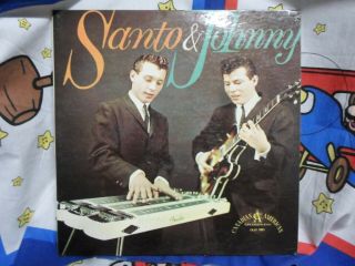Santo & Johnny Self Title 12 " 33rpm W/pic Sleeve Canadian Vinyl Record Lp Rare