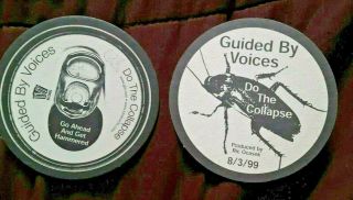 Guided By Voices - Do The Collapse - Rare 1999 Official Promo Beer Coasters