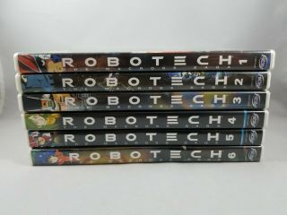Robotech Macross Saga Volume 1 - 6 Anime Series 1 2 3 4 5 6 Dvd Rare Oop Htf Vol