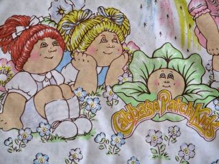 Vtg 1983 Cpk Cabbage Patch Kid Doll Standard Pillowcase Pillow Case Bed