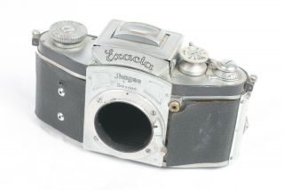 Exacta Ihagee Dresden 35mm Slr Film Camera Rare Model