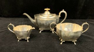 Vintage 3 - Piece Silver Plate Tea Set