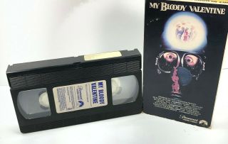 My Bloody Valentine Rare & OOP Horror Movie Paramount Home Video VHS 2