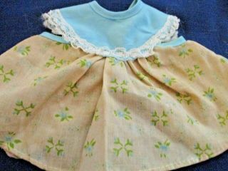 Vintage Doll Dress For Ginny Or Small Hard Plastic Doll A42