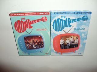 The Monkees Season 1 And 2 11 Dvd Complete Set Rhino Release Rare Oop 1 - Owner