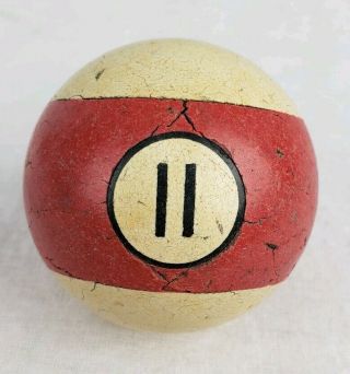 Antique Vintage Pool Billiard Ball Early 1900 