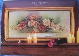 Rare Forever Roses Painting Book Annette Stevenson Floral Step - By - Step