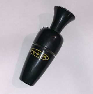 Mike Mclemore Duck Call Vintage Black Acrylic Hunting Call