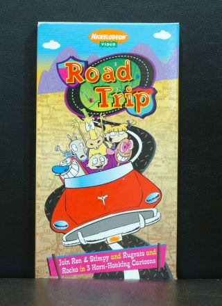 Nickelodeon Video Road Trip Vhs Ren & Stimpy Rugrats Rockos Modern Life Ext Rare