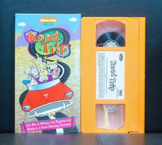 Nickelodeon Video Road Trip VHS Ren & Stimpy Rugrats Rockos Modern Life EXT RARE 3