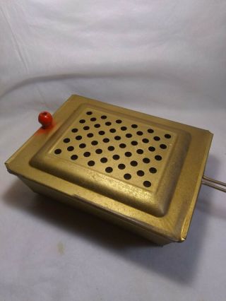 Vintage Fireplace/campfire Popcorn Popper With Wire Handle