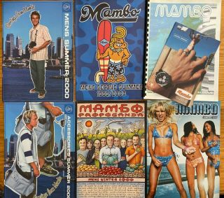 Mambo Extremely Rare 2000 Bulk Surfing Store Order Forms Catalogues Brochures