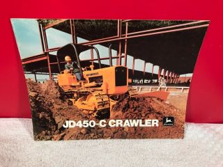 Rare 1978 John Deere Jd405 - C Crawler Construction Tractor Brochure