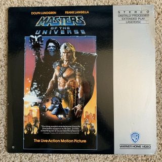He - Man And The Masters Of The Universe Laserdisc - Dolph Lundgren - Very Rare