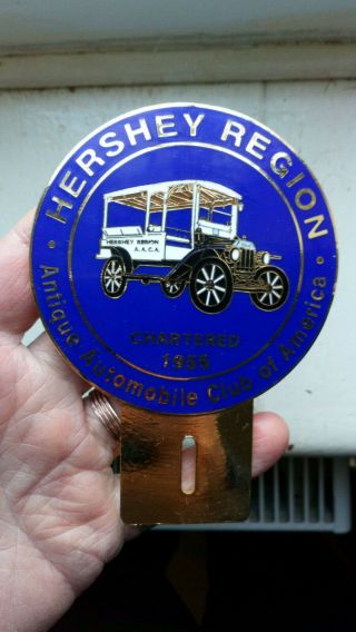 Vintage Usa Car Badge Hersey Region Antique Automobile Club Of America