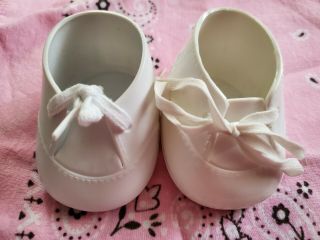 Mattel My Child Doll Shoes White Hitop Mismatched Pair One Hong Kong