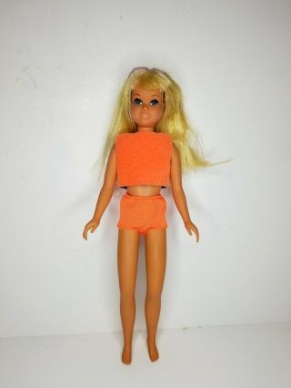 1967 Sun Set Malibu Skipper Doll Tnt Bendable Knees W/ Sunglasses
