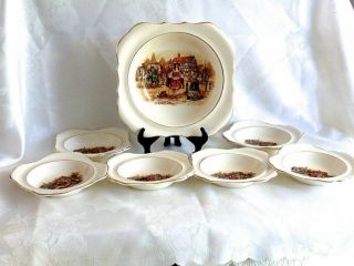 Magnificent Antique Porcelain Salad Bowls 