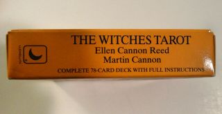 Rare The Witches Tarot Ellen Cannon Reed & Martin Reed Open Box 3