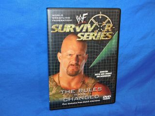 Wwf - Survivor Series 2000: The Rules Have Changed (dvd,  2001) Rare Oop