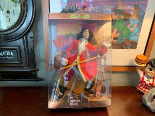 Vintage 1999 Mattel 20954 Peter Pan Captain Hook Disney Collector Doll Rare
