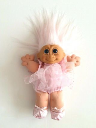 Russ Troll Doll Soft Body Twinkles Ballerina Pink 9 " Large