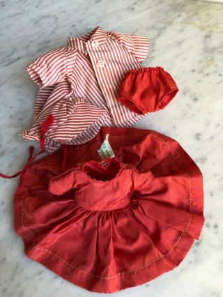 Vintage Madame Alexander Doll Outfit 1955 Wendy Changes Outfit For Rainy Days