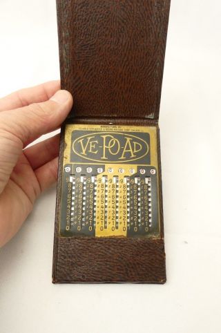 Ve - Po - Ad Adding Machine 1920 