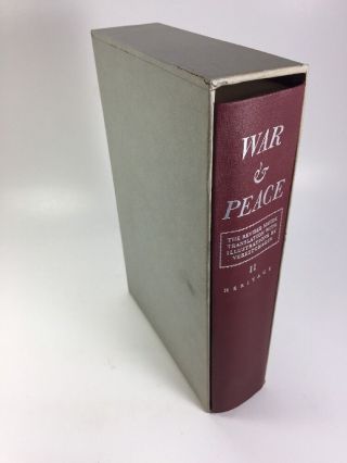 Leo Tolstoy War And Peace (first Edition 1938 Vintage Hardcover) Antique Vl 2 A1