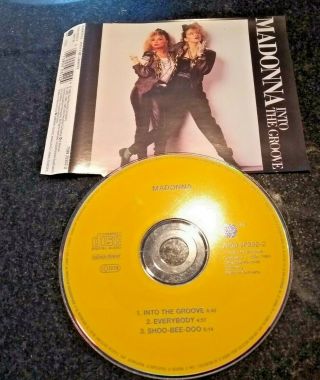 Madonna " Into The Groove " Rare Cd Single