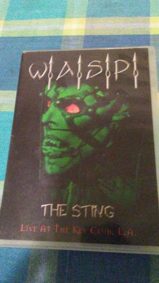 W.  A.  S.  P.  - The Sting: Live At The Key Club L.  A.  (dvd,  2002) Rare,  Oop,  12 Tracks