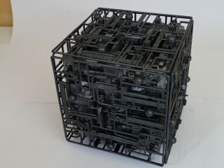 Rare Star Trek The Next Generation Borg Cube Ship - Lights Up With Sounds