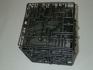 RARE Star Trek the Next Generation Borg Cube Ship - lights up with sounds 2
