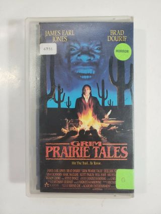 Grim Prairie Tales [vhs] 1990 Ultra Rare Horror Cult Classic Academy Video