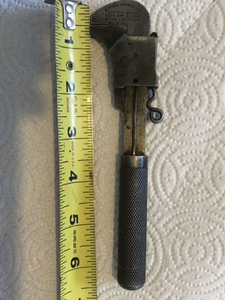 Rare Early Adjustable Wrench From Boston Wrench Co.  1906 Pat’d