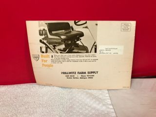 RARE 1967 CASE TRACTOR FARM EQUIPMENT DEALER ADVERTISING SALES BROCHURE 2