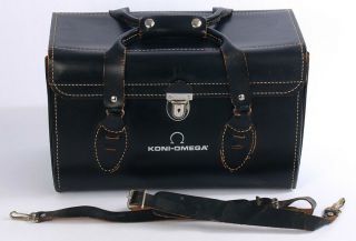 Koni Omega Rapid Camera Hard Case Bag Leather - Very Rare