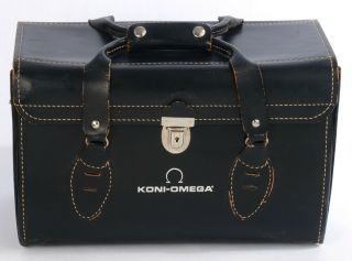 Koni Omega Rapid Camera Hard Case Bag Leather - VERY RARE 2