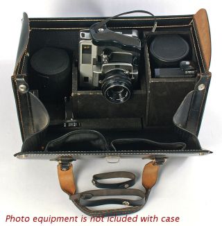 Koni Omega Rapid Camera Hard Case Bag Leather - VERY RARE 3