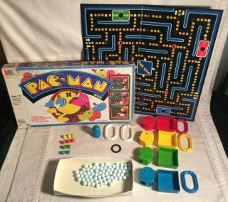 Rare Vintage 1980 Milton Bradley Pac - Man Board Game 95 Complete