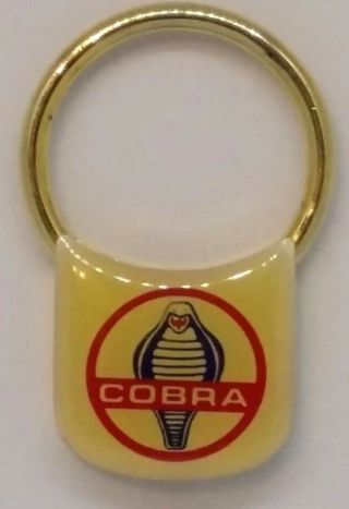 Rare Vintage Keychain - Cobra - Car Metal Key Ring Porte - Clés