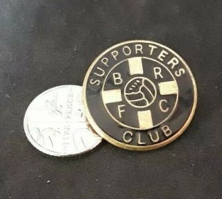 Berwick Rangers Football Supporters Club Rare Old Pin Badge Scotland (2)