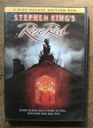 Stephen King Rose Red 2 Disc Deluxe Edition Dvd Rare Oop Cult Horror Scary