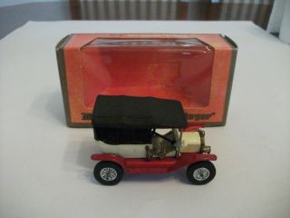 Model Of Yesteryear,  Y - 1 - 2 Ford Model T - Issue 9,  Rare Black Textured Roof