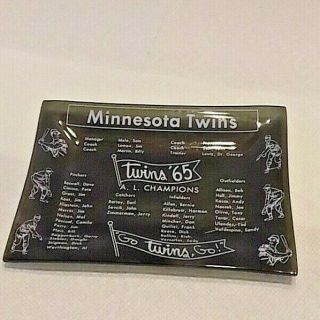 Rare Vintage Minnesota Twins 1965 A.  L.  Champions Candy Dish Ashtray