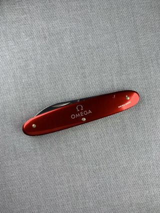 Rare Vintage Omega Watch Opener Pocket Knife Victorinox